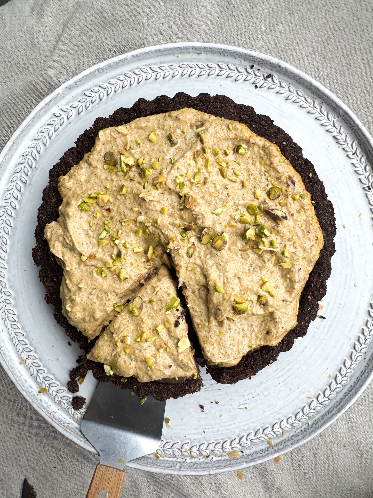 Praline Chocolate Tart