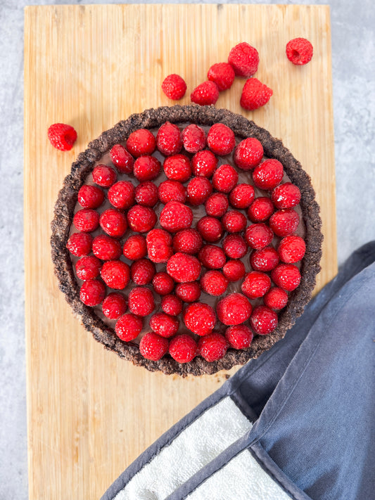 Raspberry Chocolate Tart